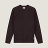 PULL HOMME OSCAR RIB MOCKNECK MARRON MARRON