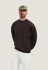 PULL HOMME PERCY MOCKNECK MARRON MARRON