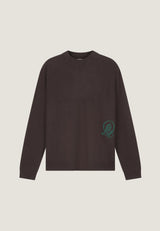 PULL HOMME PERCY MOCKNECK MARRON MARRON