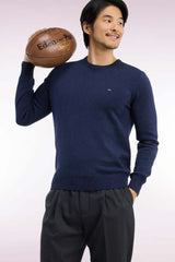 PULL HOMME EDINBUR DEMI-ZIP BLEU CHINE FONCE BLEU CHINE FONCE