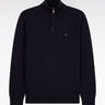 PULL HOMME EDINBUR DEMI-ZIP MARINE MARINE