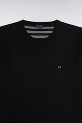 PULL HOMME EDINBUR DEMI-ZIP NOIR NOIR