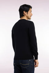 PULL HOMME EDINBUR DEMI-ZIP NOIR NOIR