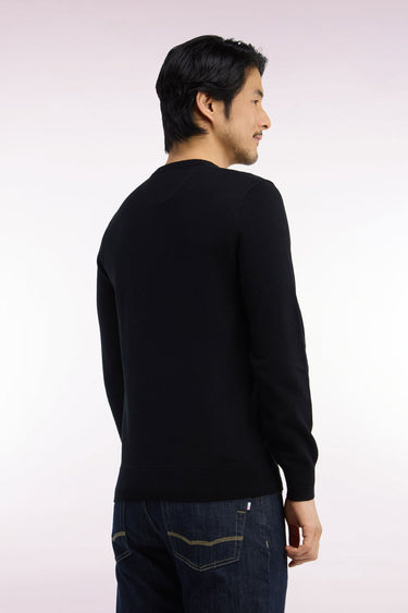 PULL HOMME EDINBUR DEMI-ZIP NOIR NOIR