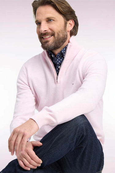 PULL HOMME EDINBUR DEMI-ZIP SMILE SMILE