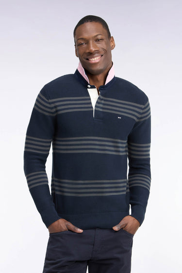 PULL HOMME MARCHER COL POLO PIRATE PIRATE