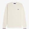 PULL HOMME WAFFLE STITCH JUMPER ÉCRU 170 ÉCRU 170