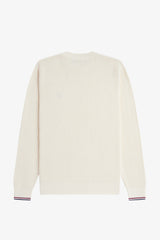 PULL HOMME WAFFLE STITCH JUMPER ÉCRU 170 ÉCRU 170