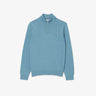 PULL HOMME 1/2 ZIP BLEU MER BLEU MER