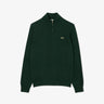 PULL HOMME 1/2 ZIP VERT FONCE VERT FONCE