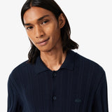 PULL HOMME AH8565 COL POLO MARINE MXQ MARINE MXQ
