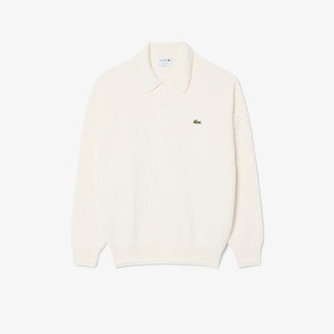 PULL HOMME AH8574 COL POLO FARINE 70V FARINE 70V