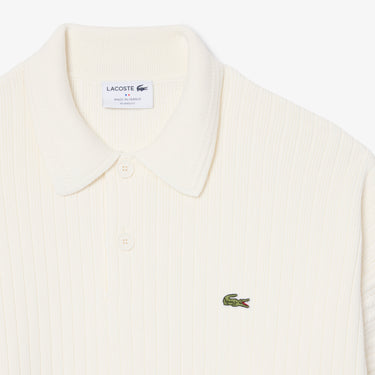PULL HOMME AH8574 COL POLO FARINE 70V FARINE 70V