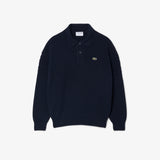 PULL HOMME AH8574 COL POLO MARINE SOMBRE MXQ MARINE SOMBRE MXQ
