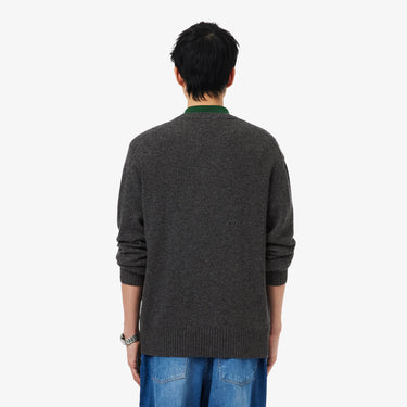 PULL HOMME COL ROND AH2916 ANTHRACITE 050 ANTHRACITE 050