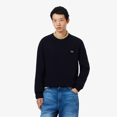 PULL HOMME COL ROND AH2916 MARINE 166 MARINE 166