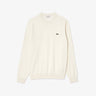 PULL HOMME COL ROND BLANC BLANC
