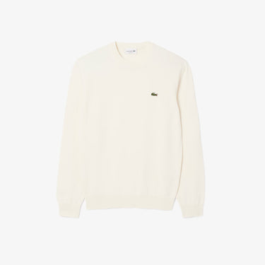 PULL HOMME COL ROND BLANC BLANC