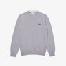 PULL HOMME COL ROND GRIS GRIS
