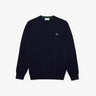 PULL HOMME COL ROND MARINE MARINE
