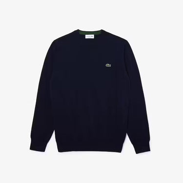 PULL HOMME COL ROND MARINE MARINE