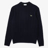 PULL HOMME COL ROND MARINE MARINE