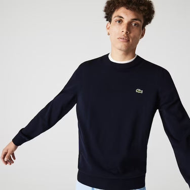 PULL HOMME COL ROND MARINE MARINE