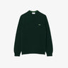 PULL HOMME COL ROND VERT FONCE VERT FONCE