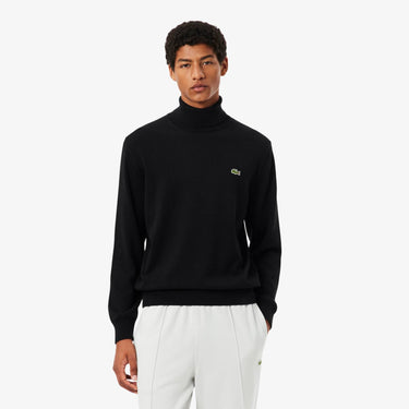 PULL HOMME COL ROULE NOIR 031 NOIR 031