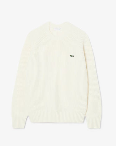 PULL HOMME CR LACOSTE CREME CREME