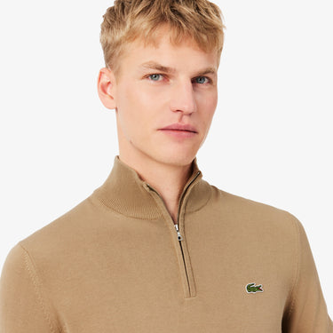 PULL HOMME DEMI ZIP BEIGE SIX BEIGE SIX
