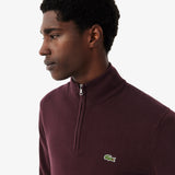 PULL HOMME DEMI ZIP BORDEAUX 3KE BORDEAUX 3KE