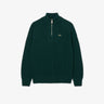 PULL HOMME DEMI-ZIP VERT FONCE VERT FONCE