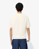 PULL HOMME LACOSTE CREME CREME