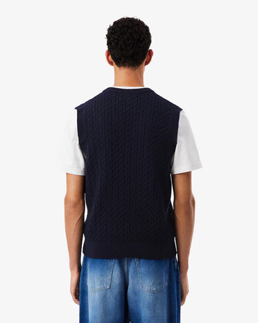 PULL HOMME SM COL V LACOSTE MARINE 802 MARINE 802