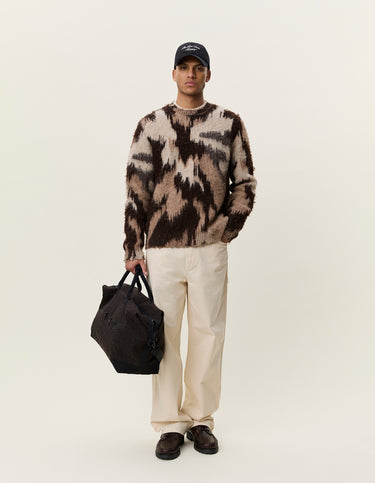 PULL HOMME FORREST CREWNECK MARRON MARRON