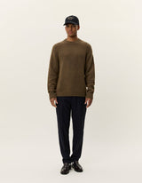 PULL HOMME MARRON MARRON