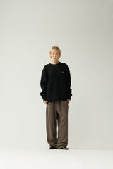 PULL HOMME KNITTED NOIR NOIR