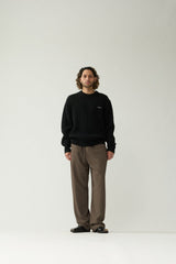 PULL HOMME KNITTED NOIR NOIR