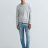 PULL HOMME COL ROND GRIS M01 GRIS M01