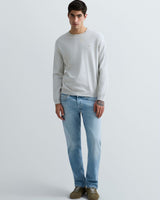 PULL HOMME COL ROND GRIS M01 GRIS M01