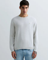 PULL HOMME COL ROND GRIS M01 GRIS M01