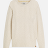 PULL HOMME BOUCLÉ MELANGE WOOL-ALPACA-BLE BEIGE BEIGE