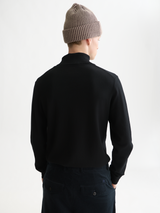 PULL HOMME ECOVERO TURTLENECK NOIR NOIR
