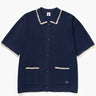 PULL HOMME BLANKET STITCH KNIT NAVY NAVY