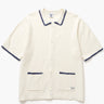 PULL HOMME BLANKET STITCH KNIT OFF WHITE OFF WHITE