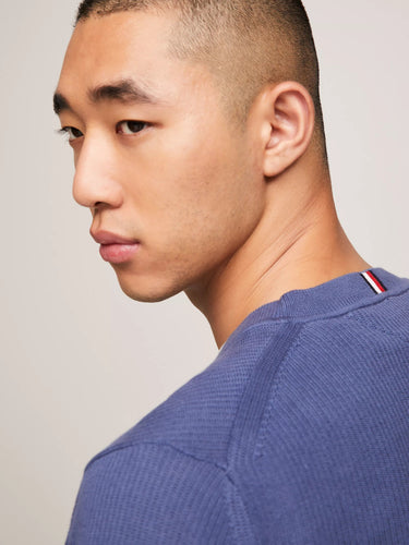 PULL HOMME CHAIN RIDGE STRUCTUR INDIGO INDIGO