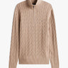 PULL HOMME CLASSIC COTTON BEIGE BEIGE