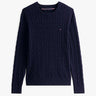 PULL HOMME CLASSIC COTTON CABLE MARINE MARINE