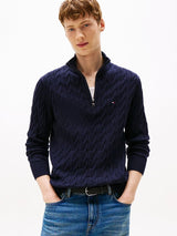PULL HOMME CLASSIC COTTON MARINE MARINE